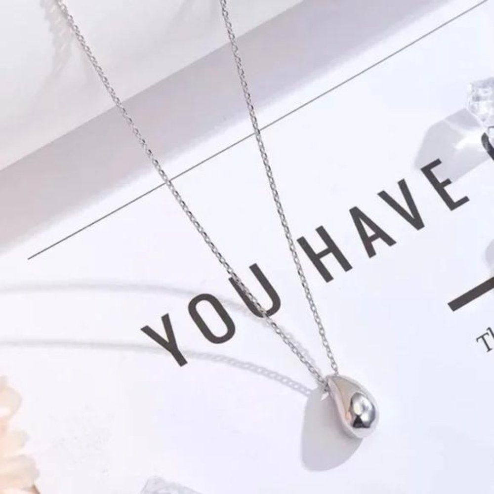 “18” NEW 925 STERLING SILVER PENDANT NECKLACE, NICE NECKLACE, CUTE NECKLACE - Picture 3 of 4